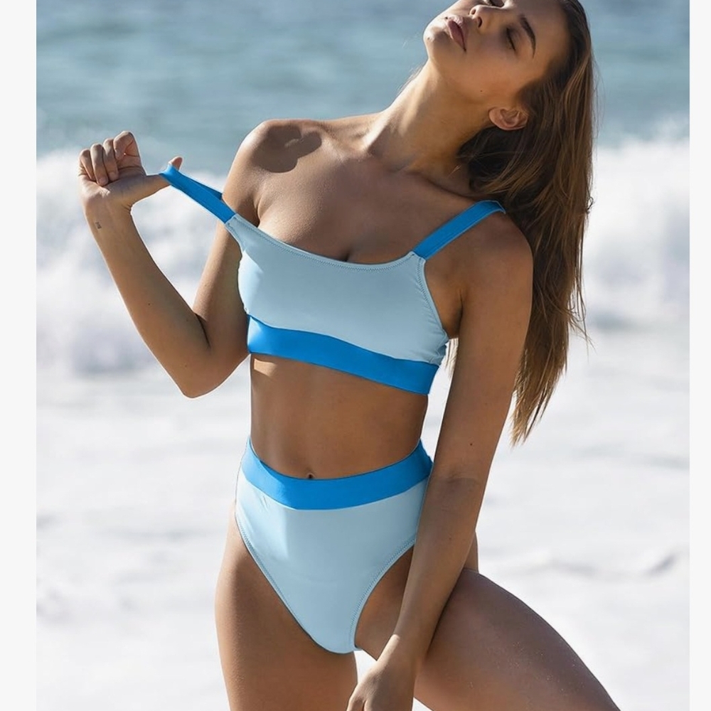 Azure Blue Bikini Set - Picture 2 of 5